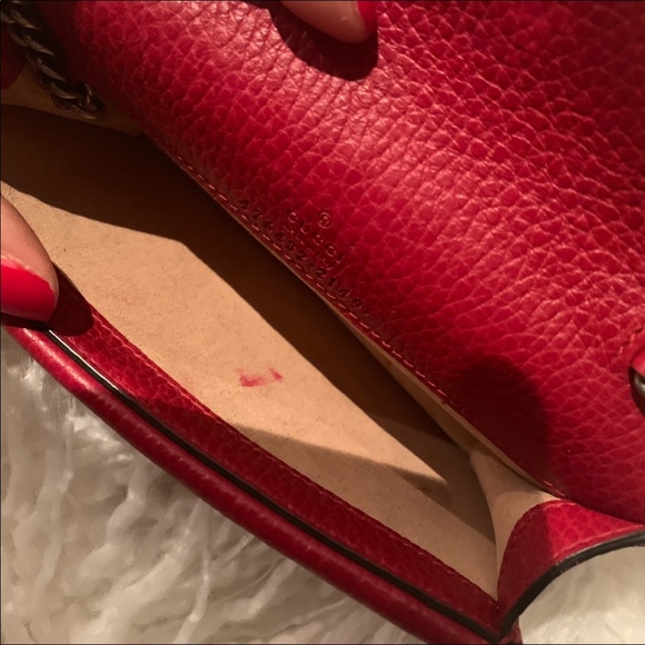 Red Mini Dionysus Gucci Crossbody Bag - Picture 7 of 8